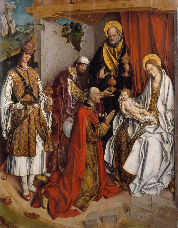 Epiphany (Around 1480-1490) as a canvas print