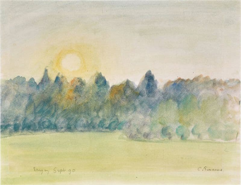 Eragny as a canvas print