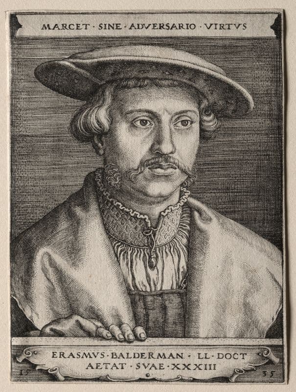 Erasmus Balderman as a canvas print