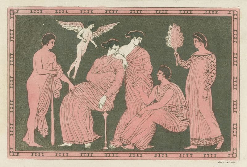 Ercole e Onfale (1823 - 1838) as a canvas print