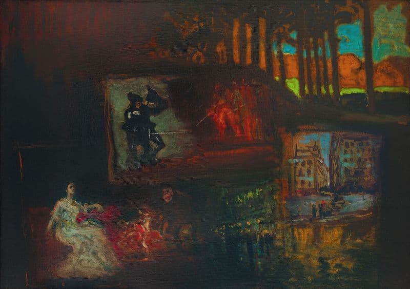Erinnerung an einen Besuch bei Richard Strauss in Berlin as a canvas print