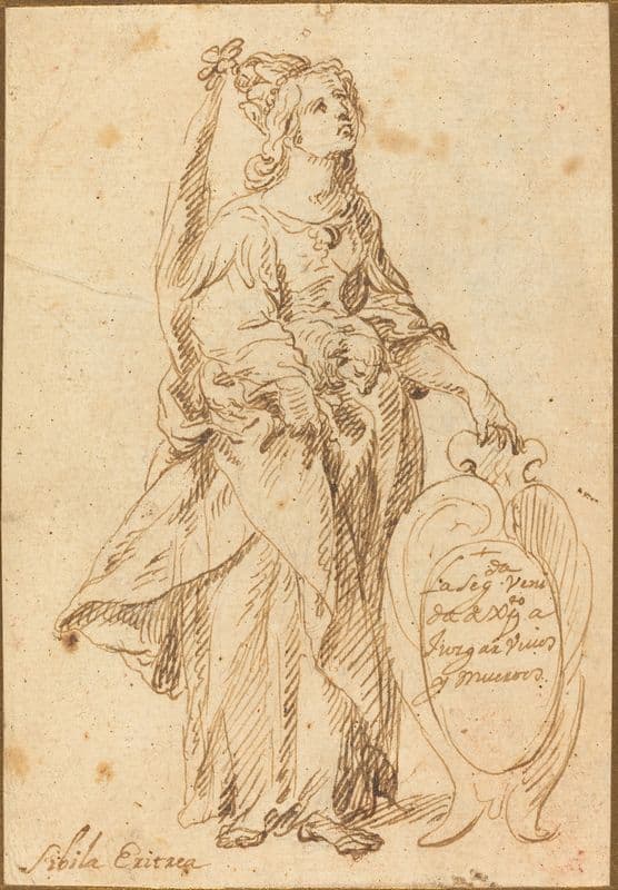 Eritrean Sibyl as a canvas print