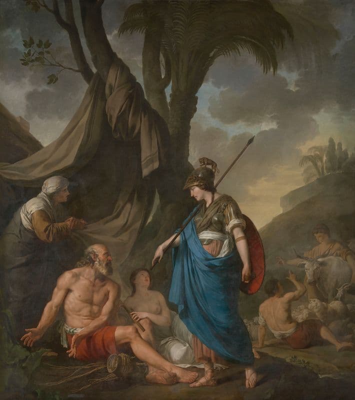 Erminia and the Shepherds (after Torquato Tasso) as a canvas print