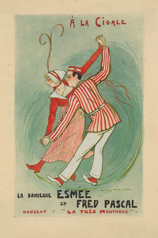Esmée et Fred Pascal dans ‘La très moutarde’ de Rip et Bousquet as a canvas print
