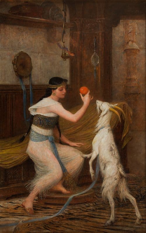 Esméralda (circa 1889) as a canvas print