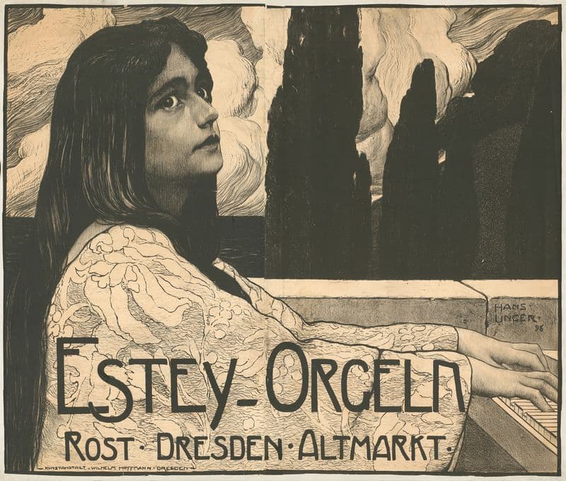 Estey-Orgeln. Dresden Altmarkt as a canvas print