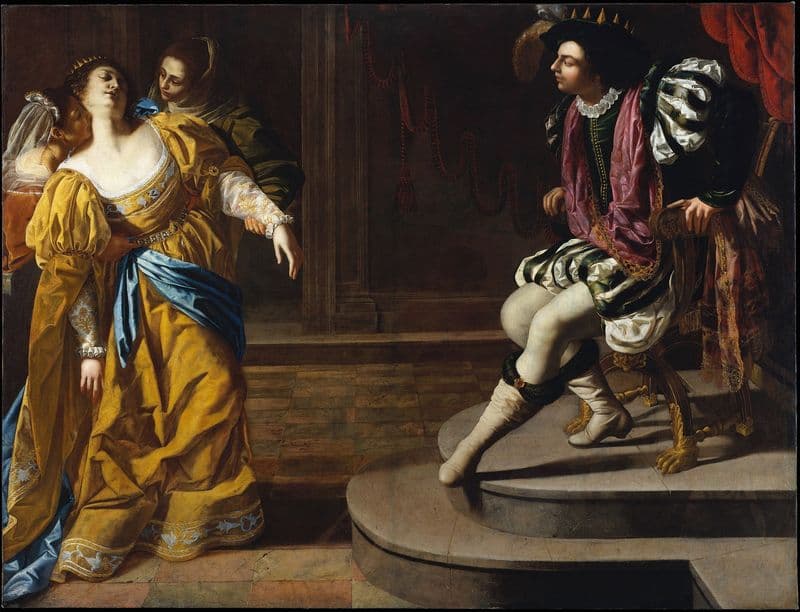 Esther before Ahasuerus as a canvas print