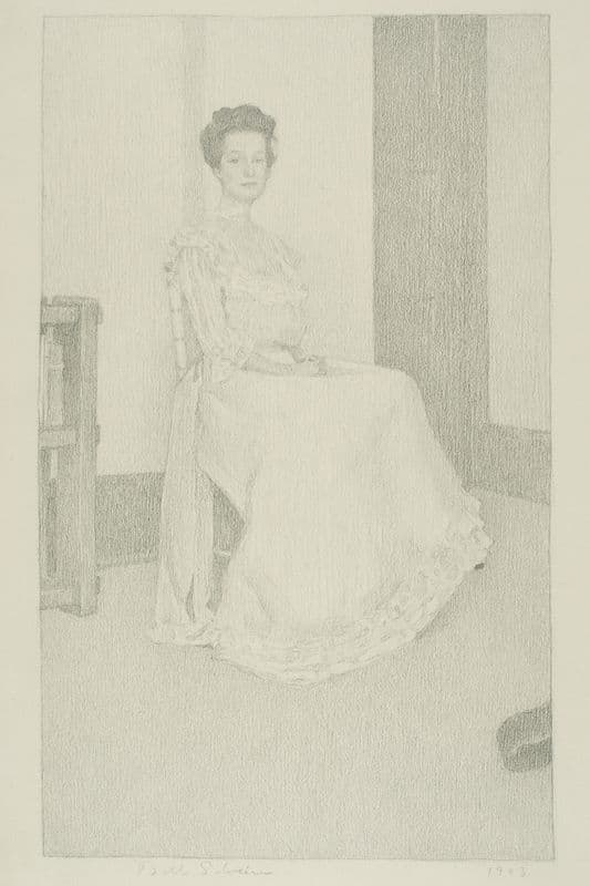 Ethel Randolph as a canvas print