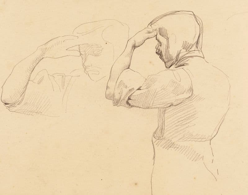 Etude d’homme pour l’école de pharmacie as a canvas print
