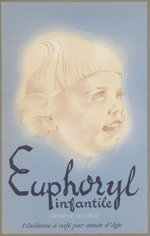 Euphoryl (1910-1950) as a canvas print