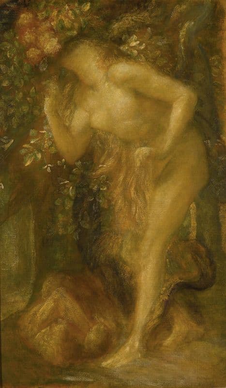 Eve Tempted as a canvas print