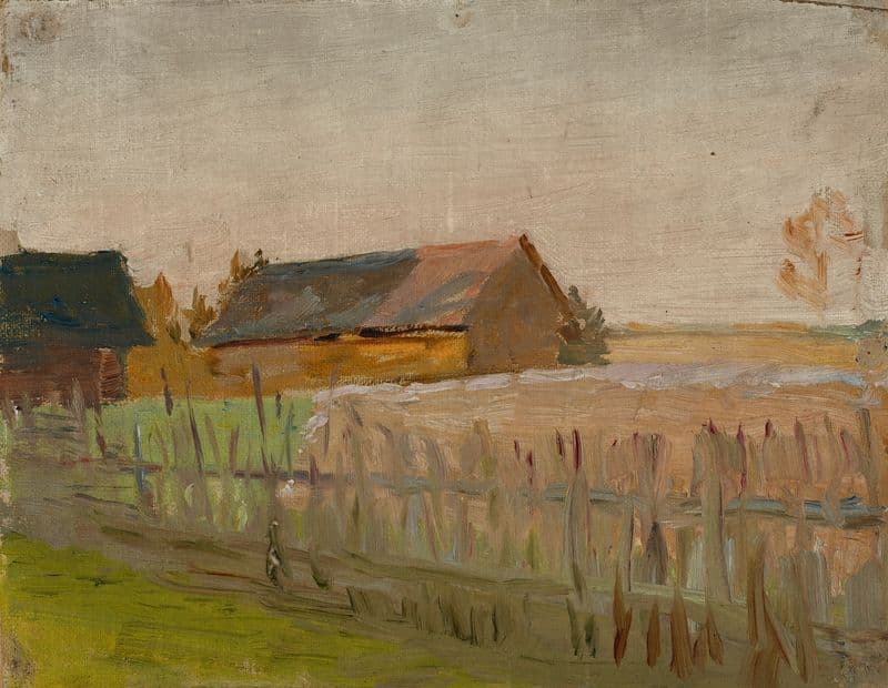 Evening as a canvas print
