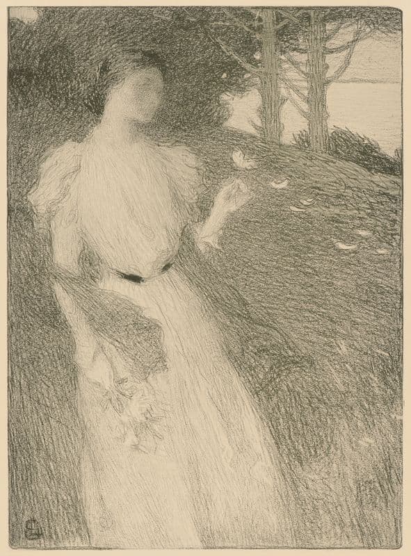 Evening in October (Soir d’Octobre) (ca. 1898) as a canvas print