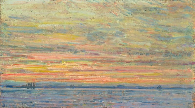 Evening (Isles of Shoals) as a canvas print