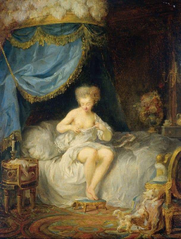 Evening Toilet (1780 - 1820) as a canvas print