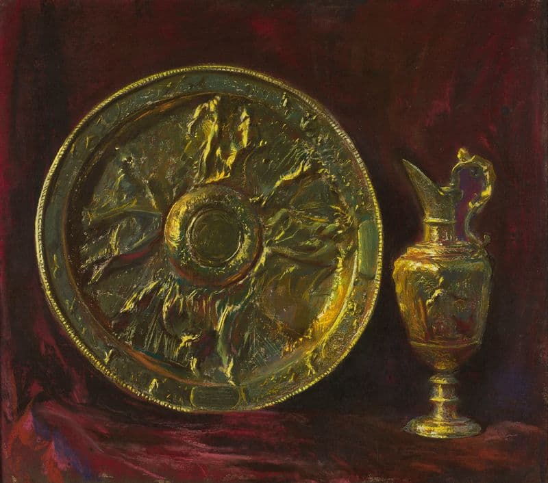 Ewer and Basin for the Maundy Thursday Liturgy as a canvas print