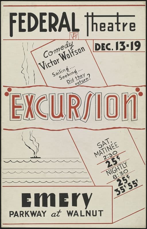 Excursion (1934-1943) as a canvas print