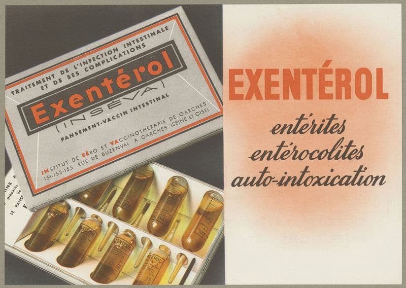 Exentérol (1910-1950) as a canvas print