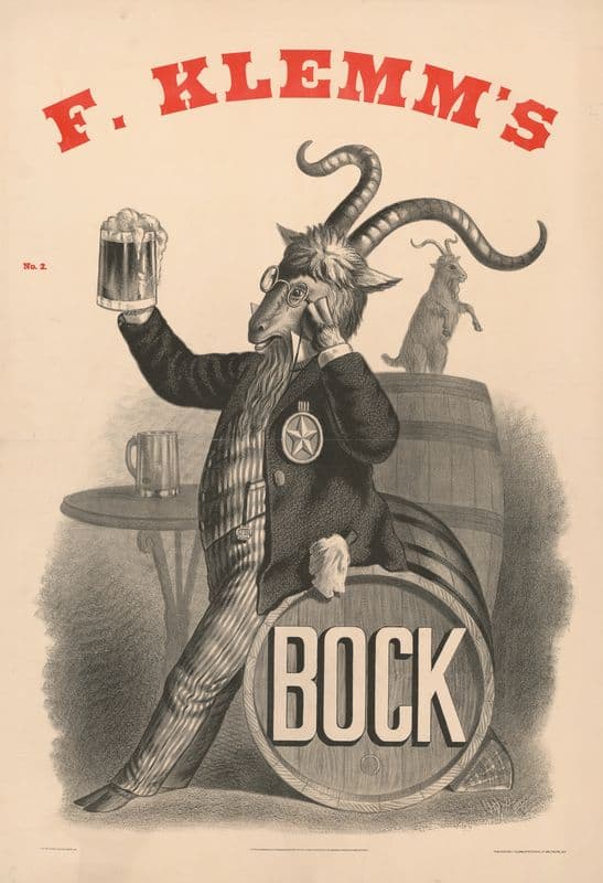 F. Klemm’s Bock as a canvas print