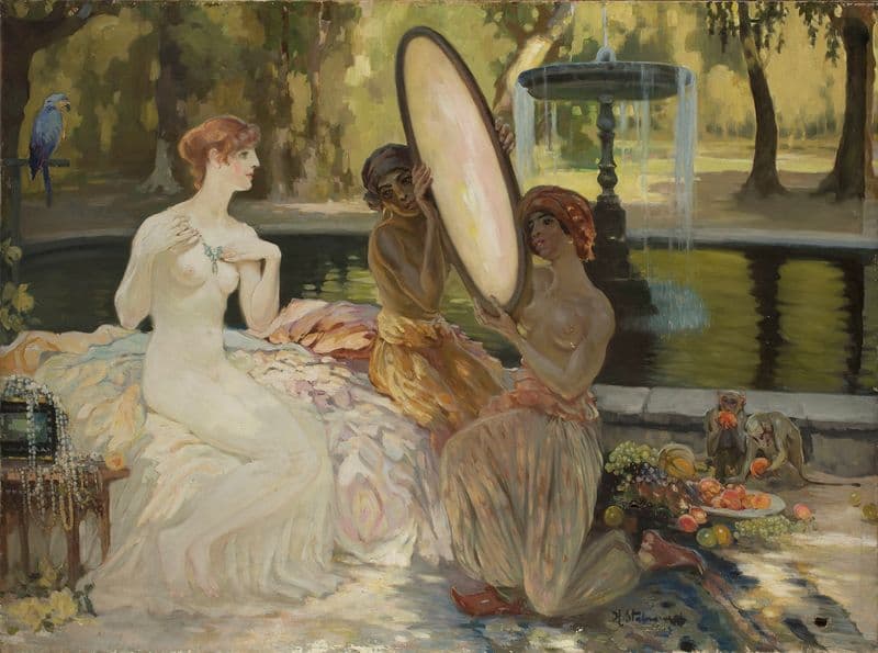 Fairy tale jewels as a canvas print