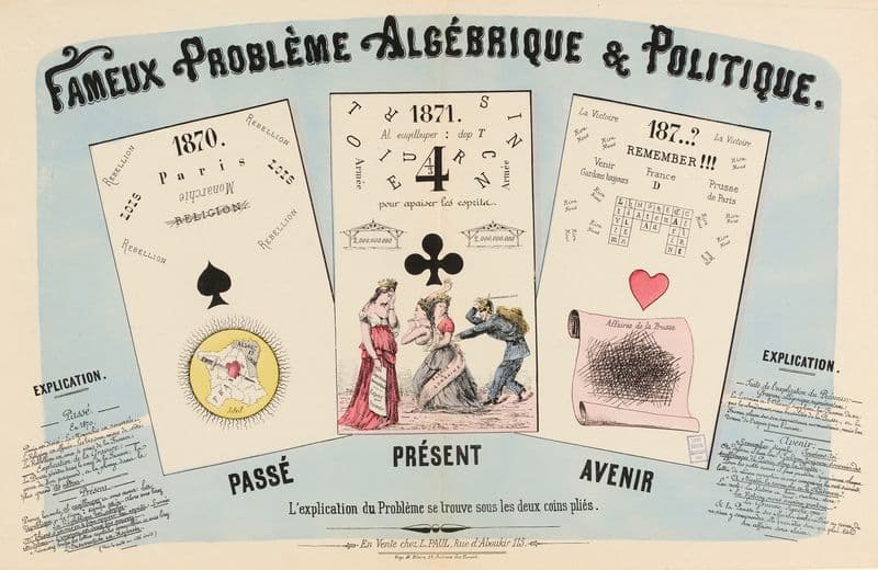 Fameux Problème Algébrique & Politique as a canvas print