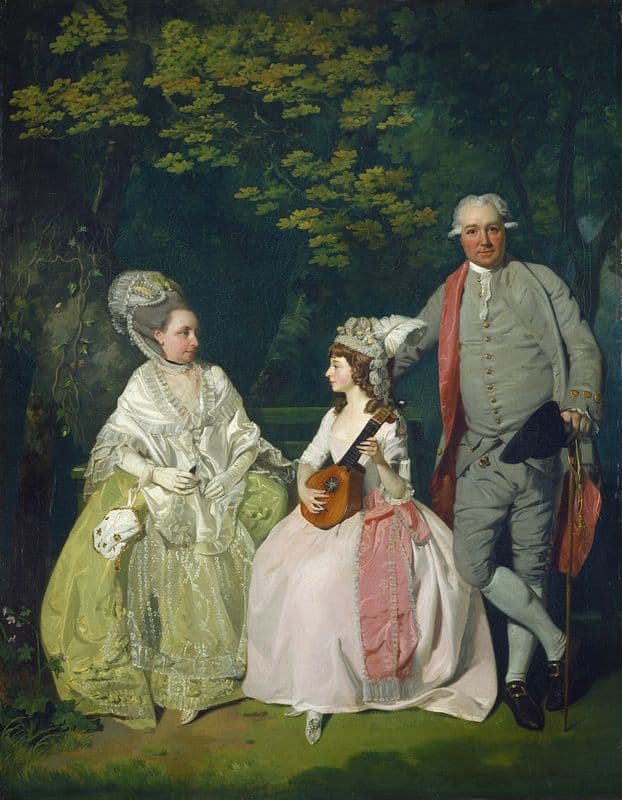 Family Group (c. 1775-1780) as a canvas print