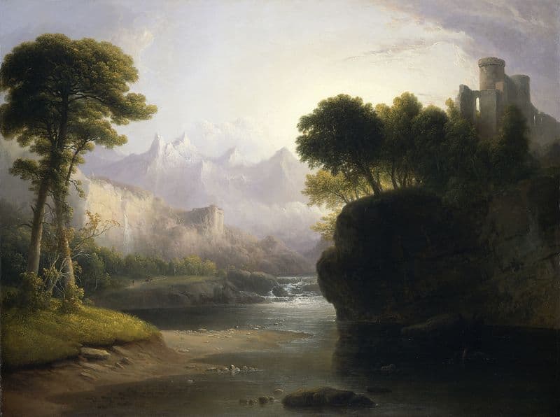 Fanciful Landscape as a canvas print