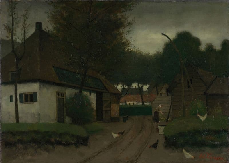 Farmstead (1890 - 1900) as a canvas print