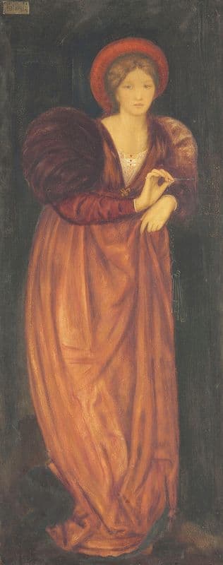 Fatima, Bluebeard’s wife as a canvas print