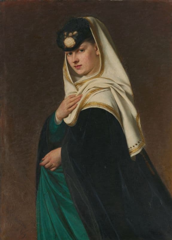 Female Portrait as a canvas print