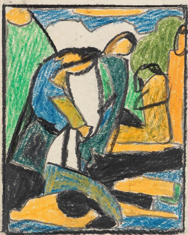 Figurale Komposition as a canvas print