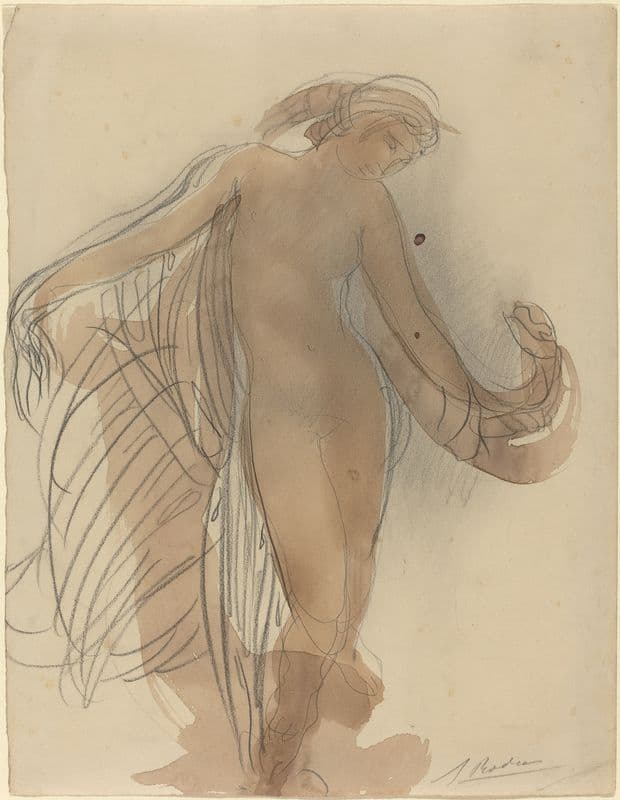 Figure Facing Forward as a canvas print