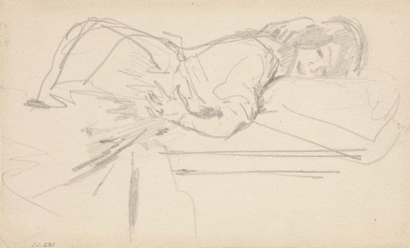Figure of a Girl as a canvas print