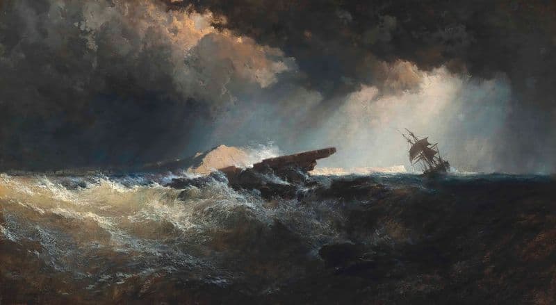 Filey Brigg as a canvas print