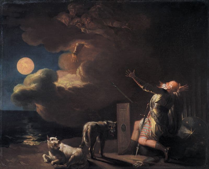 Fingal Sees the Ghosts of his Forefathers by Moonlight (1780 – 1784) as a canvas print