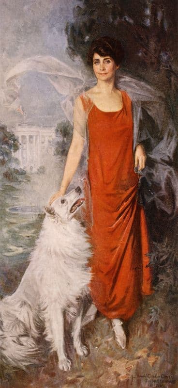 First Lady Grace Goodhue Coolidge as a canvas print