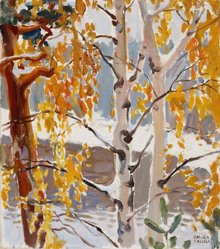 First Snow (1890 - 1915) as a canvas print
