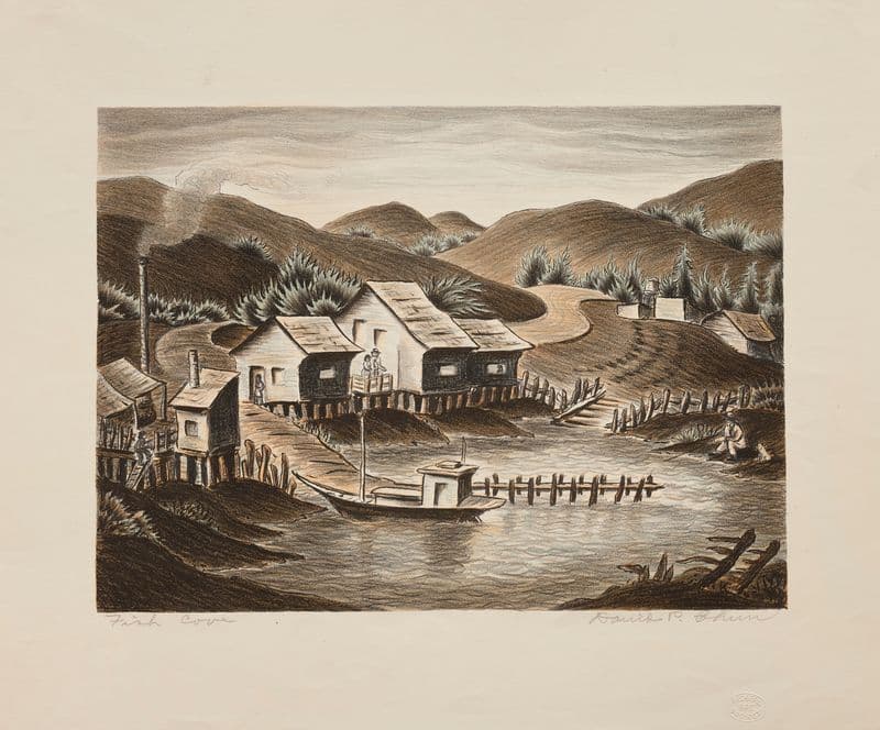 Fish Cove as a canvas print