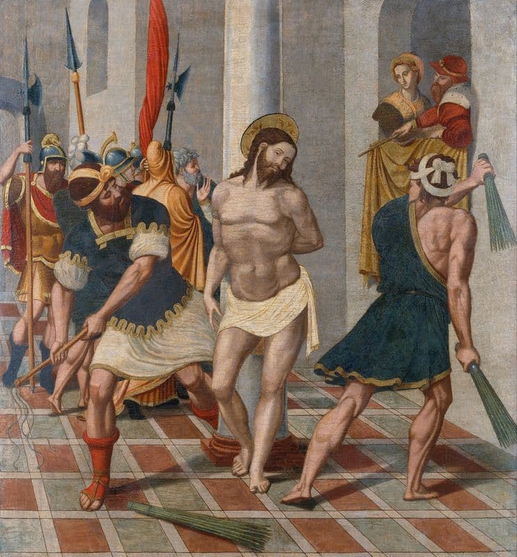 Flagellation of Christ (from 1543 until 1546) as a canvas print