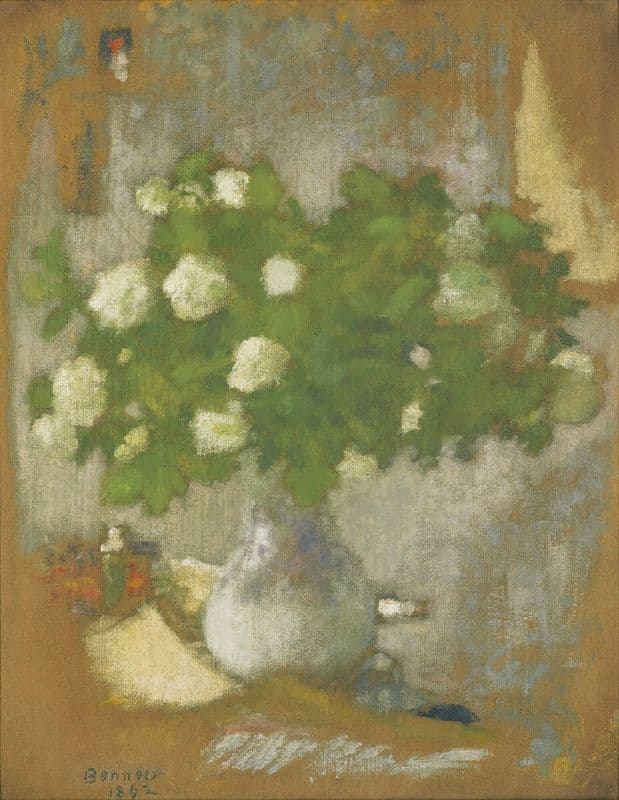 Fleurs, Boules De Neige as a canvas print
