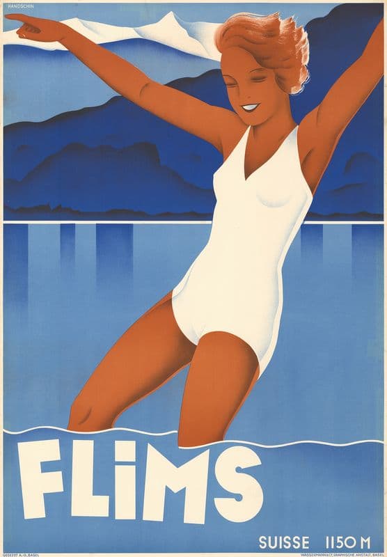 Flims as a canvas print