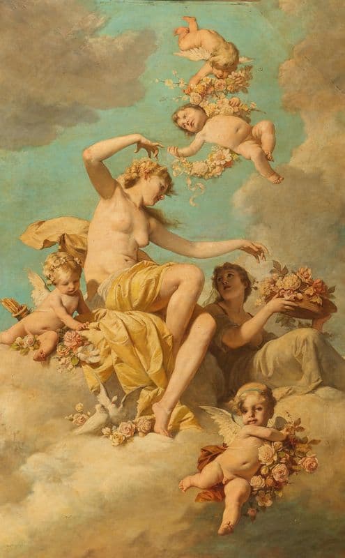 Flora as a canvas print