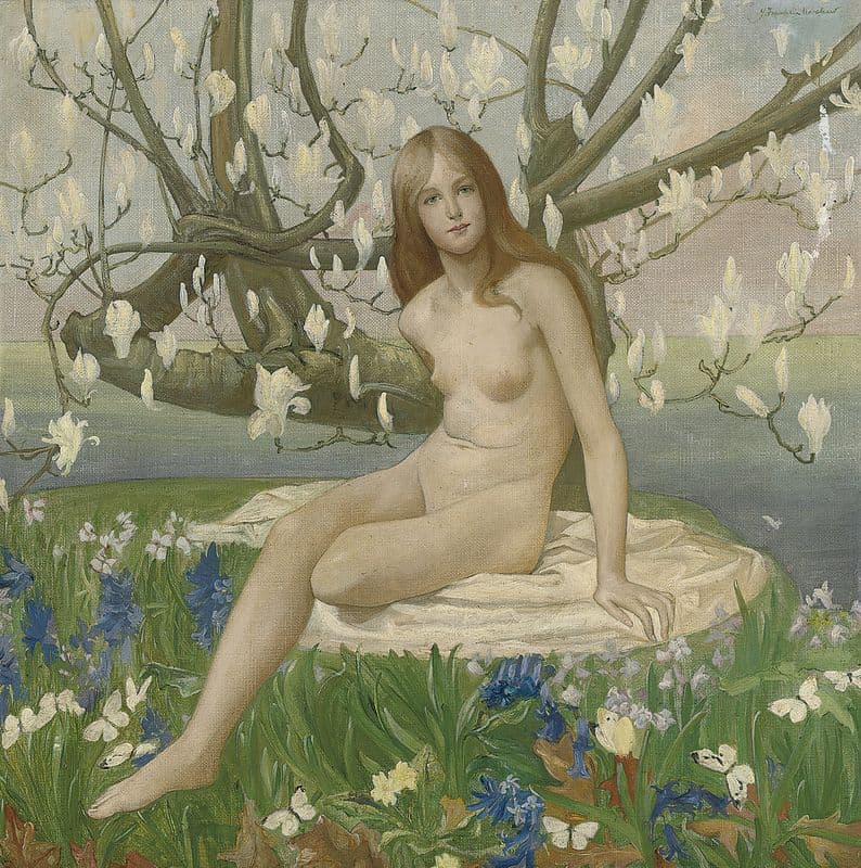 Flora as a canvas print