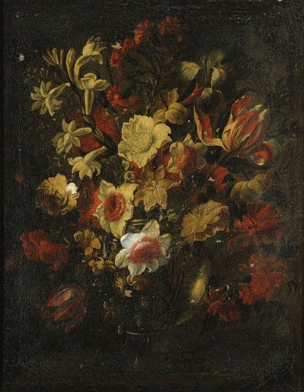 Floral Still Life as a canvas print