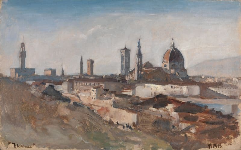 Florence (ca. 1880) as a canvas print