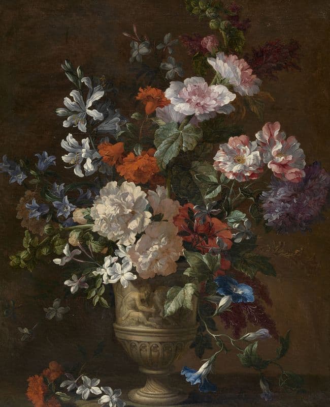 Flower Piece (1667 - 1746) as a canvas print