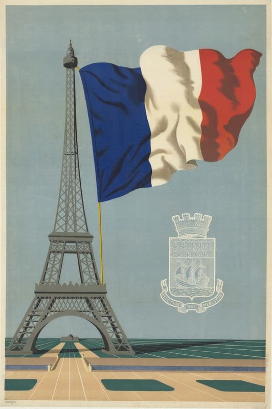 Fluctuat nec mergitur as a canvas print