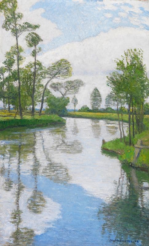 Flußufer as a canvas print