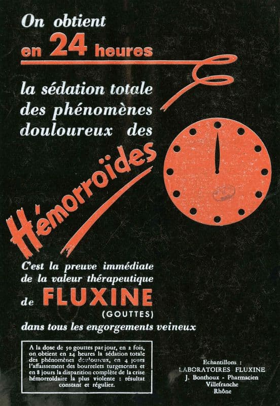 Fluxine (1910-1950) as a canvas print