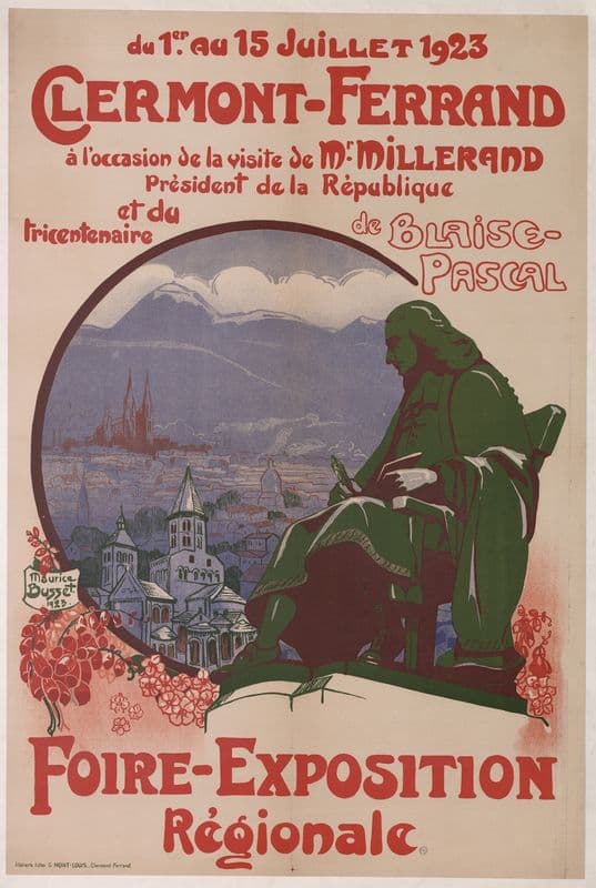 Foire-Exposition régionale du 1er au 15 juillet 1923 as a canvas print